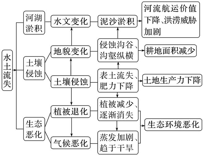 【核心考点】水土流失、生态修复、湿地、土地盐碱化(图1)