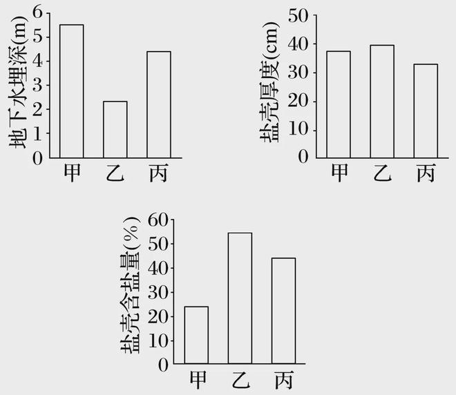 【核心考点】水土流失、生态修复、湿地、土地盐碱化(图12)