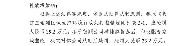 安徽德顺科技遭三级环保联查从轻、重新处罚72万！(图3)