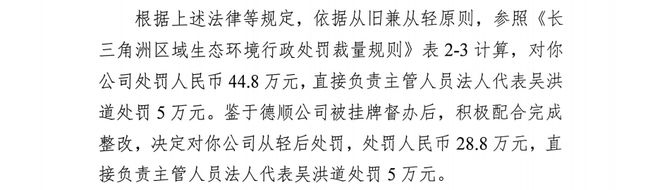 安徽德顺科技遭三级环保联查从轻、重新处罚72万！(图6)